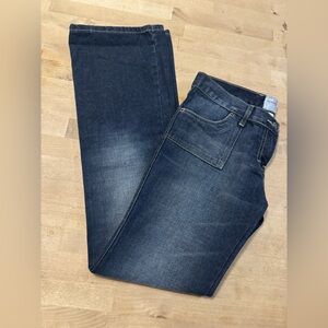Sass & Bide Dark Indigo low rise flare jeans